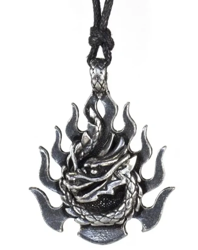 Амулет totem огненный дракон металл №43 71143